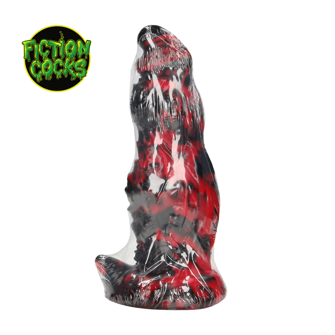 Hell Night Fiend - Silicone Dildo - Red/Black - Image 2
