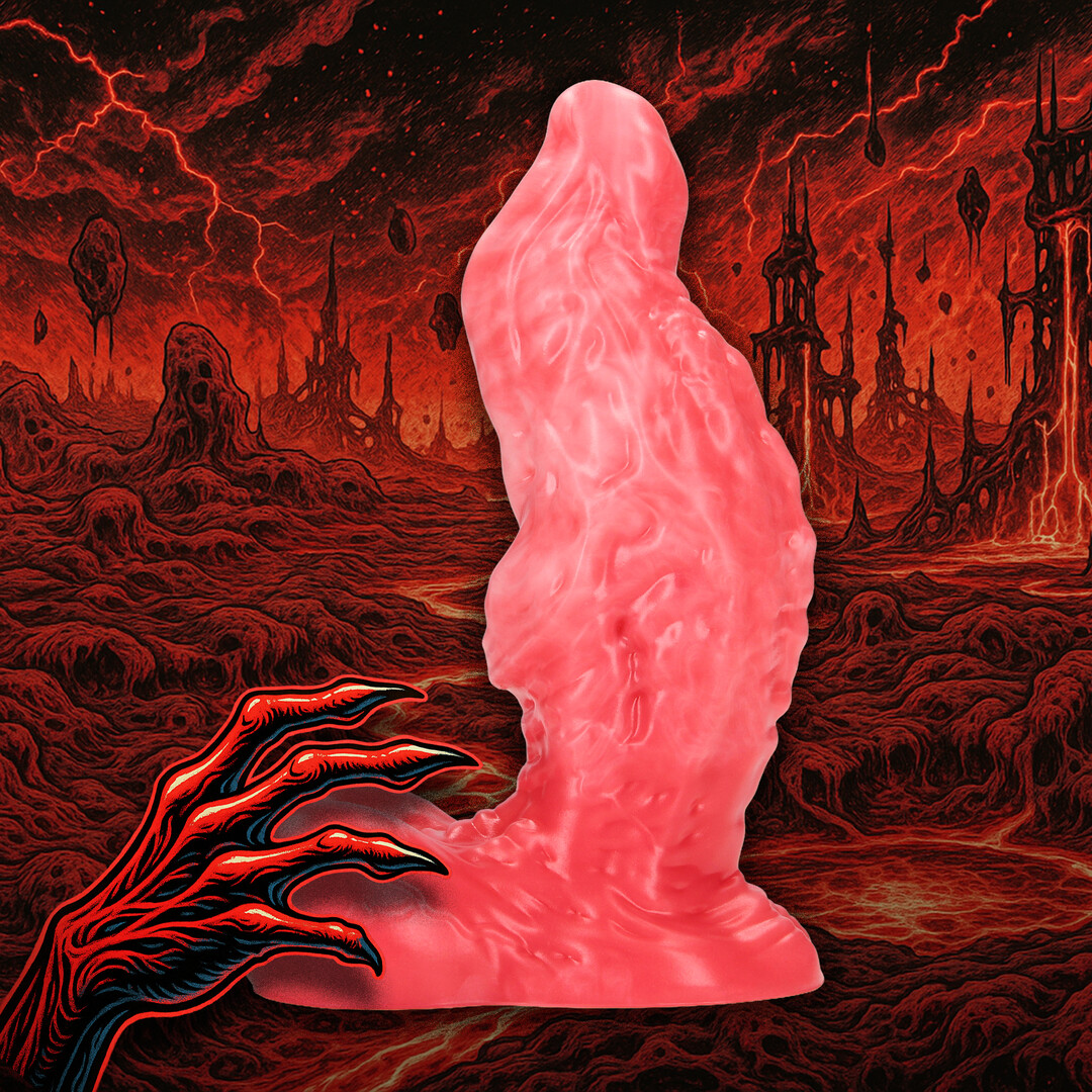 Hell Ravager - Silicone Dildo - Red - Image 4