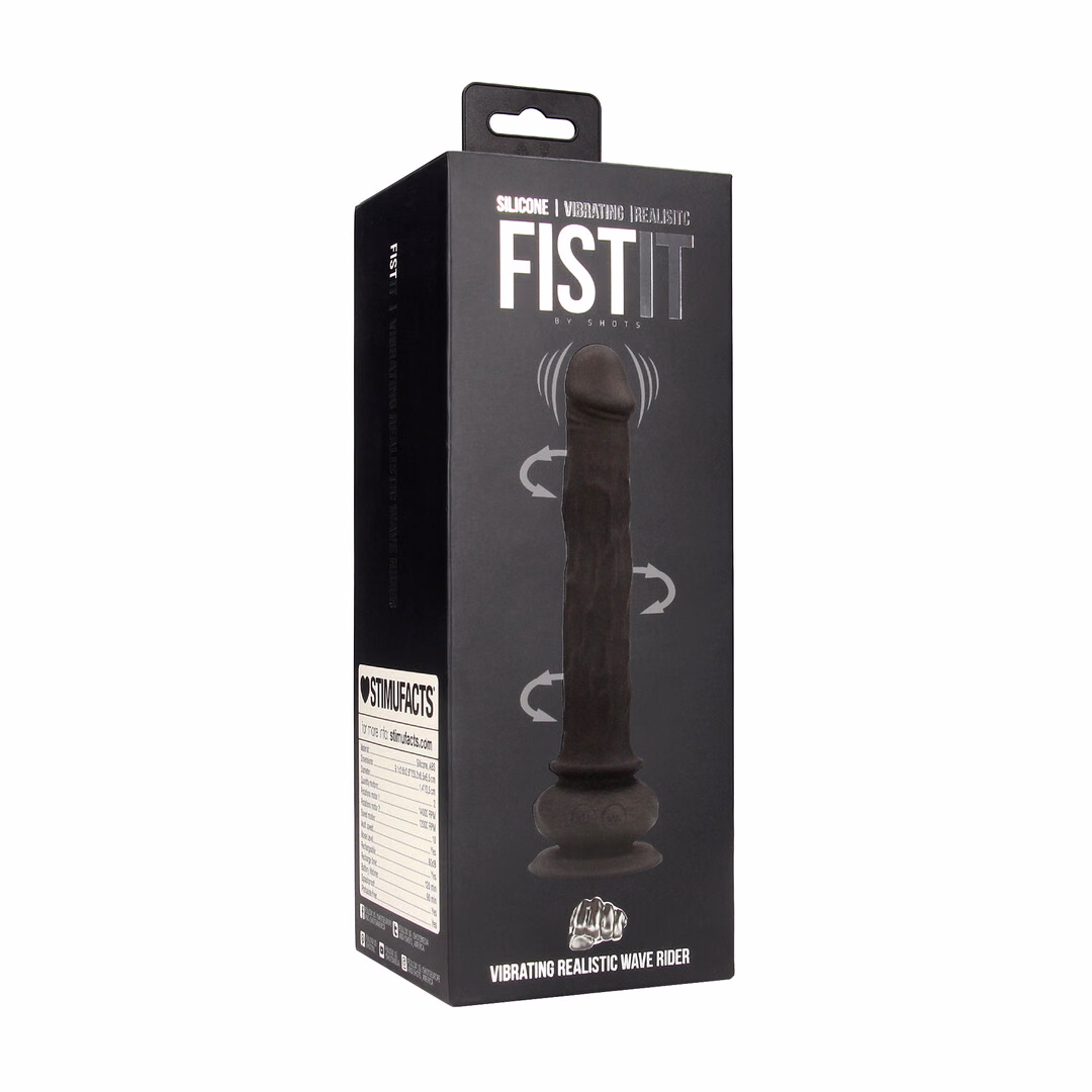Vibrating Realistic Wave Rider – Black – 2 Vibrating Realistic Wave Rider - Black - 2
