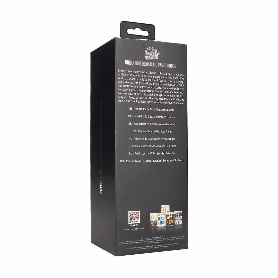 Vibrating Realistic Wave Rider - Black - 3