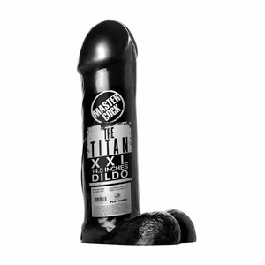 The Titan Dildo - XXL - 14.5 inch - Black - 2