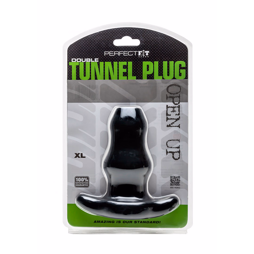 Double Tunnel Plug - Hollow Butt Plug - XL - 2