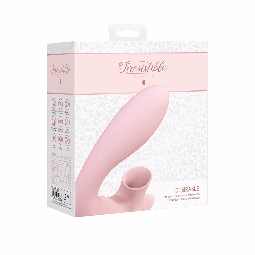 Desirable – Bendable Air Pulse Vibrator – 2 Desirable - Bendable Air Pulse Vibrator - 2