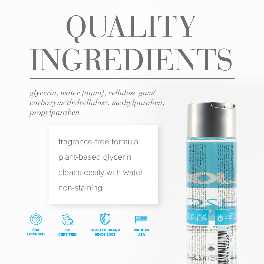 H2O - Original - Waterbased Lubricant - 8 fl oz / 240 ml - Image 3