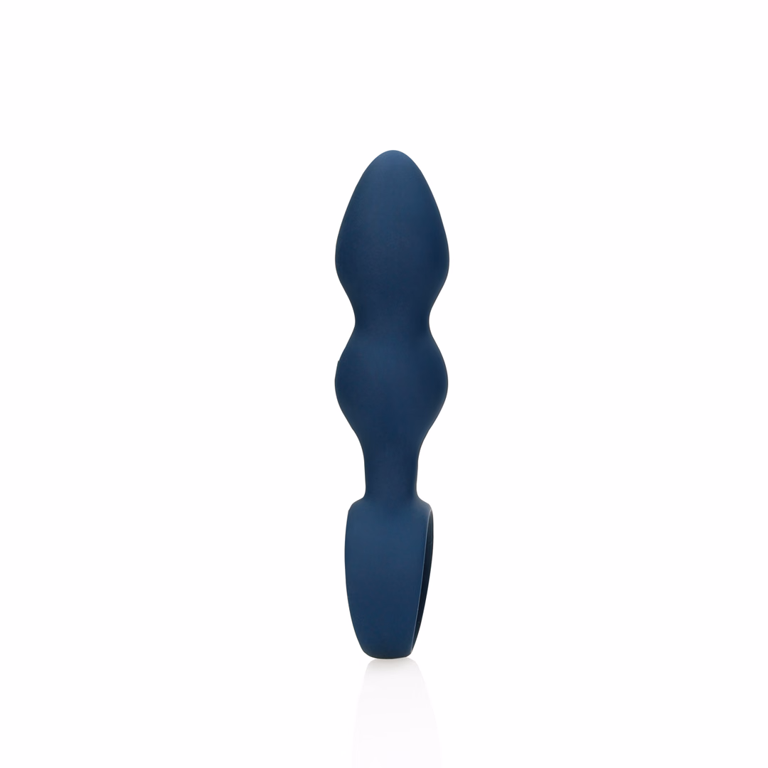 Teardrop Shaped Anal Plug - Large - Baltic Blue - 5