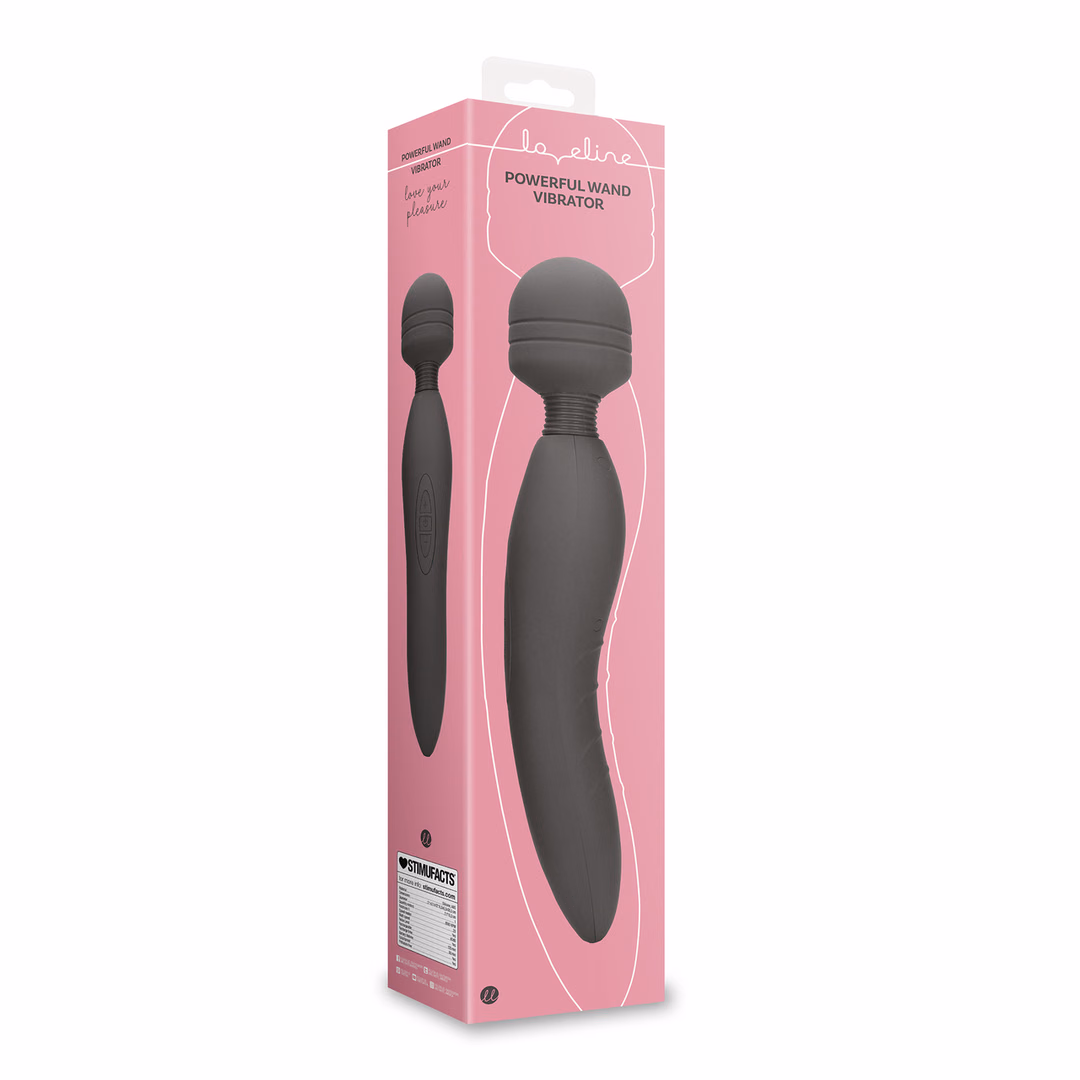 Powerful Wand Vibrator – Charbone – 2 Powerful Wand Vibrator - Charbone - 2