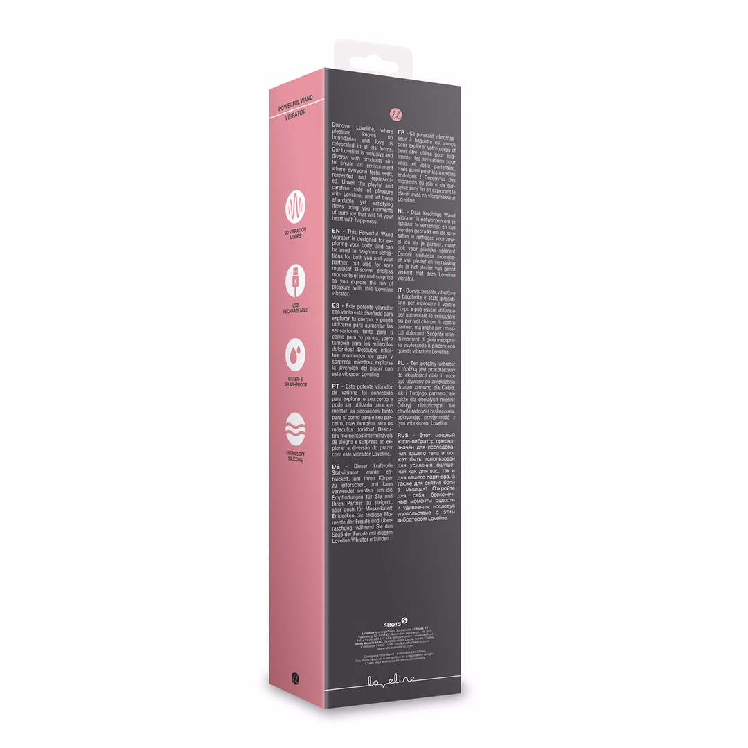 Powerful Wand Vibrator - Charbone - 3