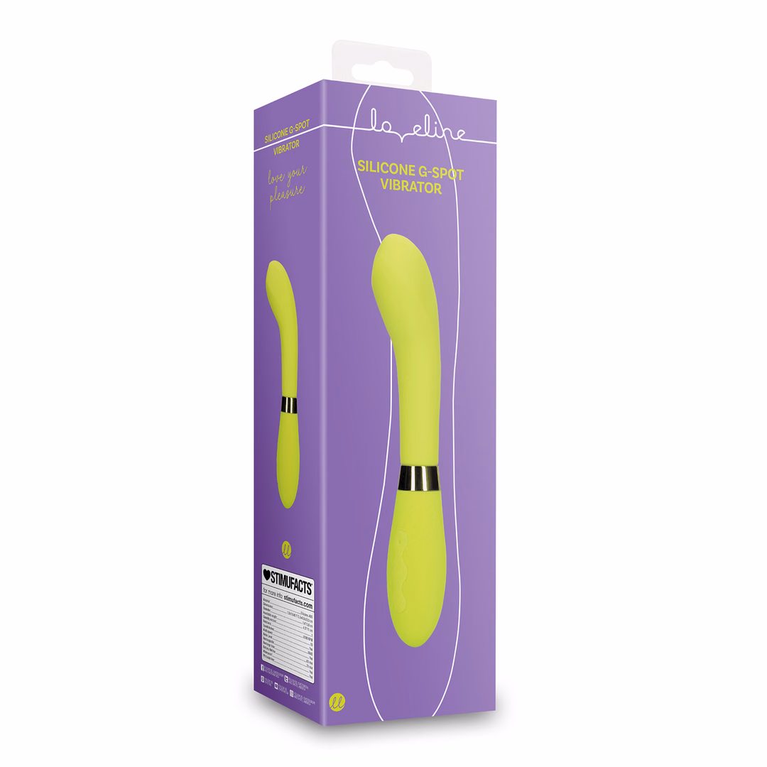 Silicone G-Spot Vibrator - Lime Passion - 2