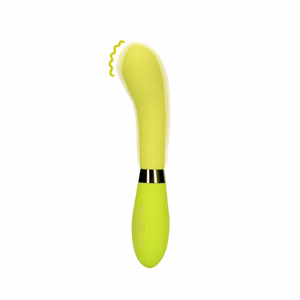 Silicone G-Spot Vibrator - Lime Passion