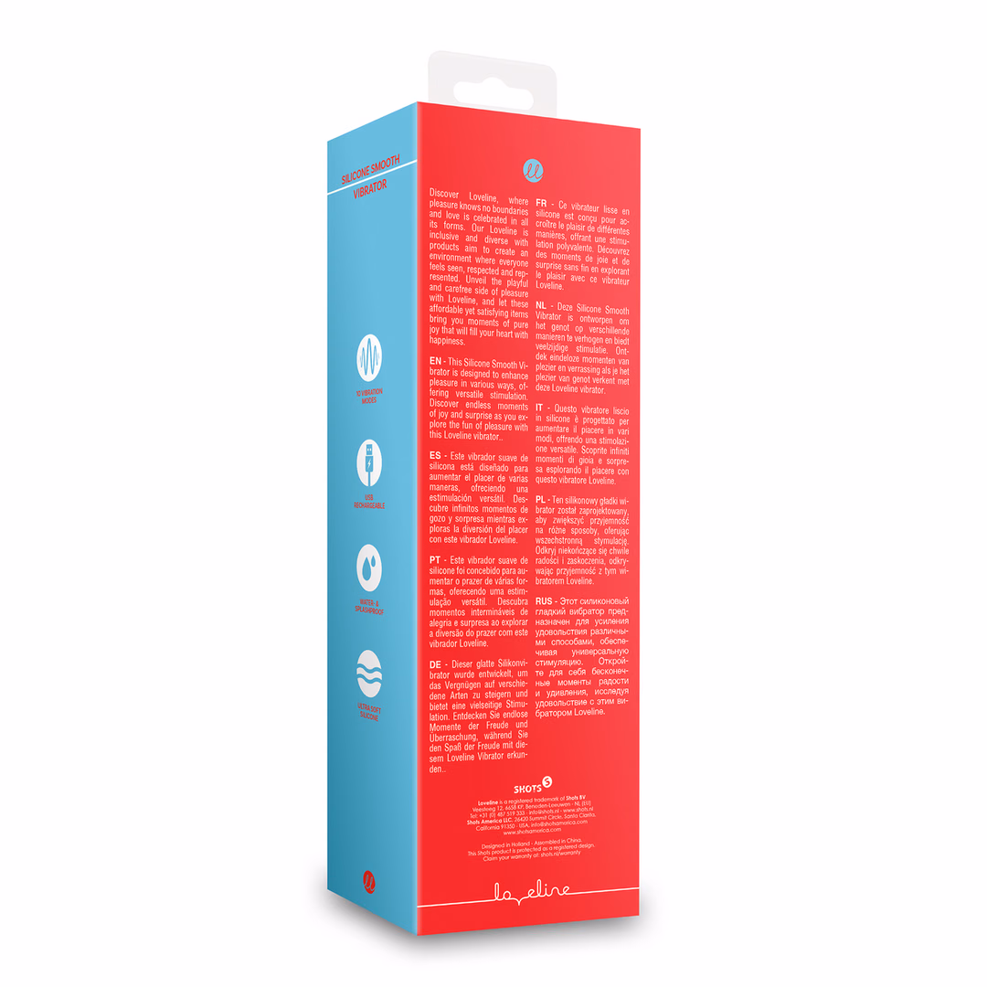 Silicone Smooth Vibrator - Salsa - 3