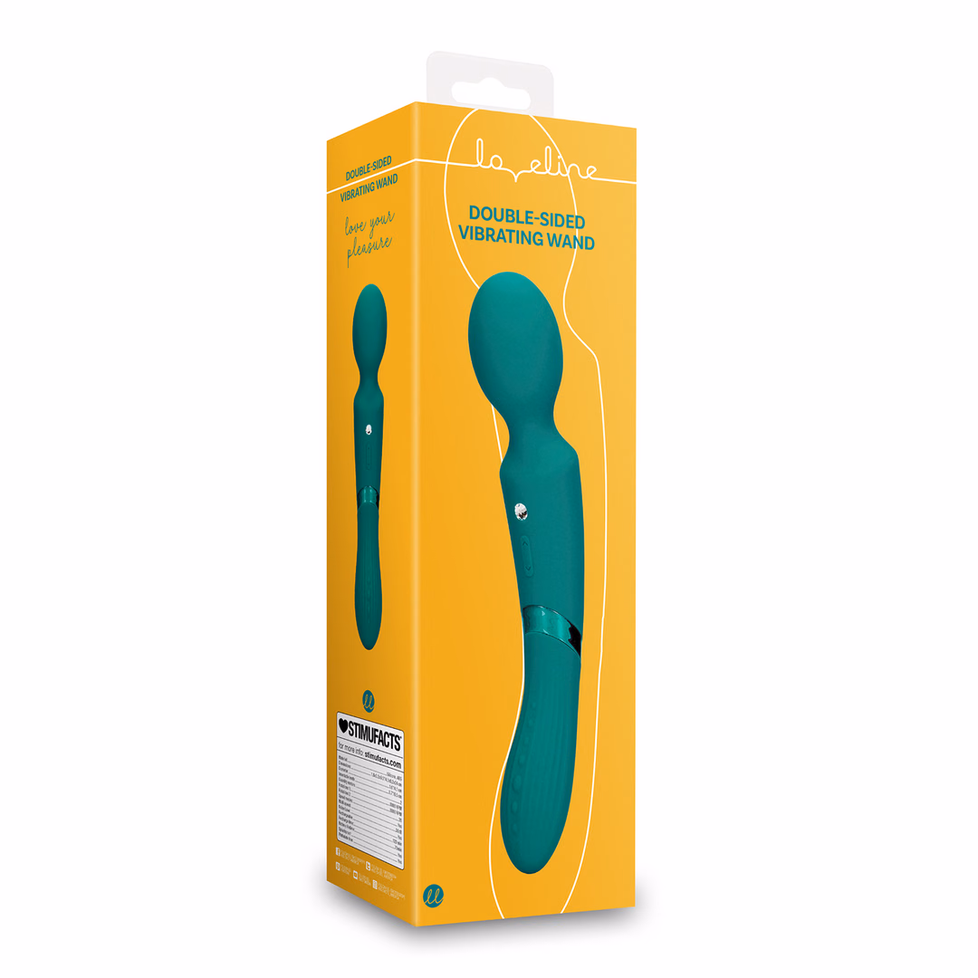 Double-Sided Vibrating Wand – Green Gable – 2 Double-Sided Vibrating Wand - Green Gable - 2