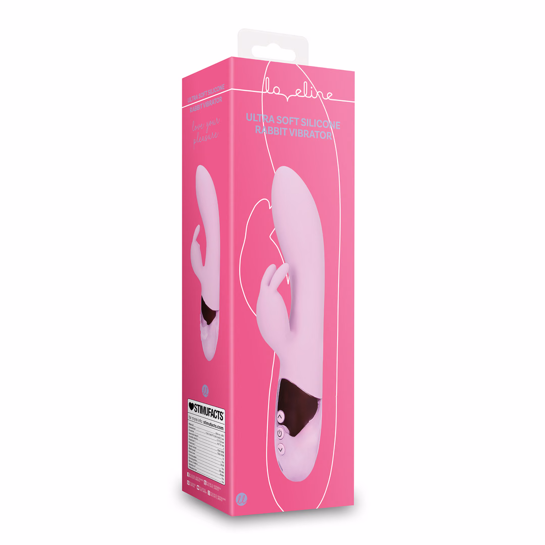 Ultra Soft Silicone Rabbit Vibrator - Exotic Fuchsia - 2