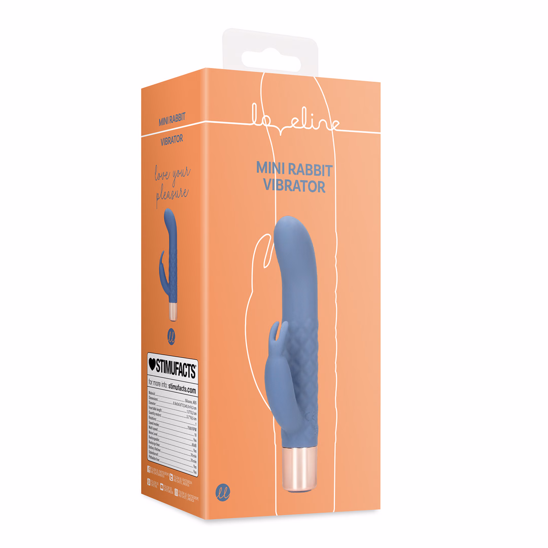 Mini Rabbit Vibrator - Blue Horizon - 2