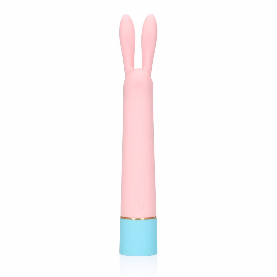 Mini Rabbit Vibrator with USB Charger - Cherry Chiffon - 5