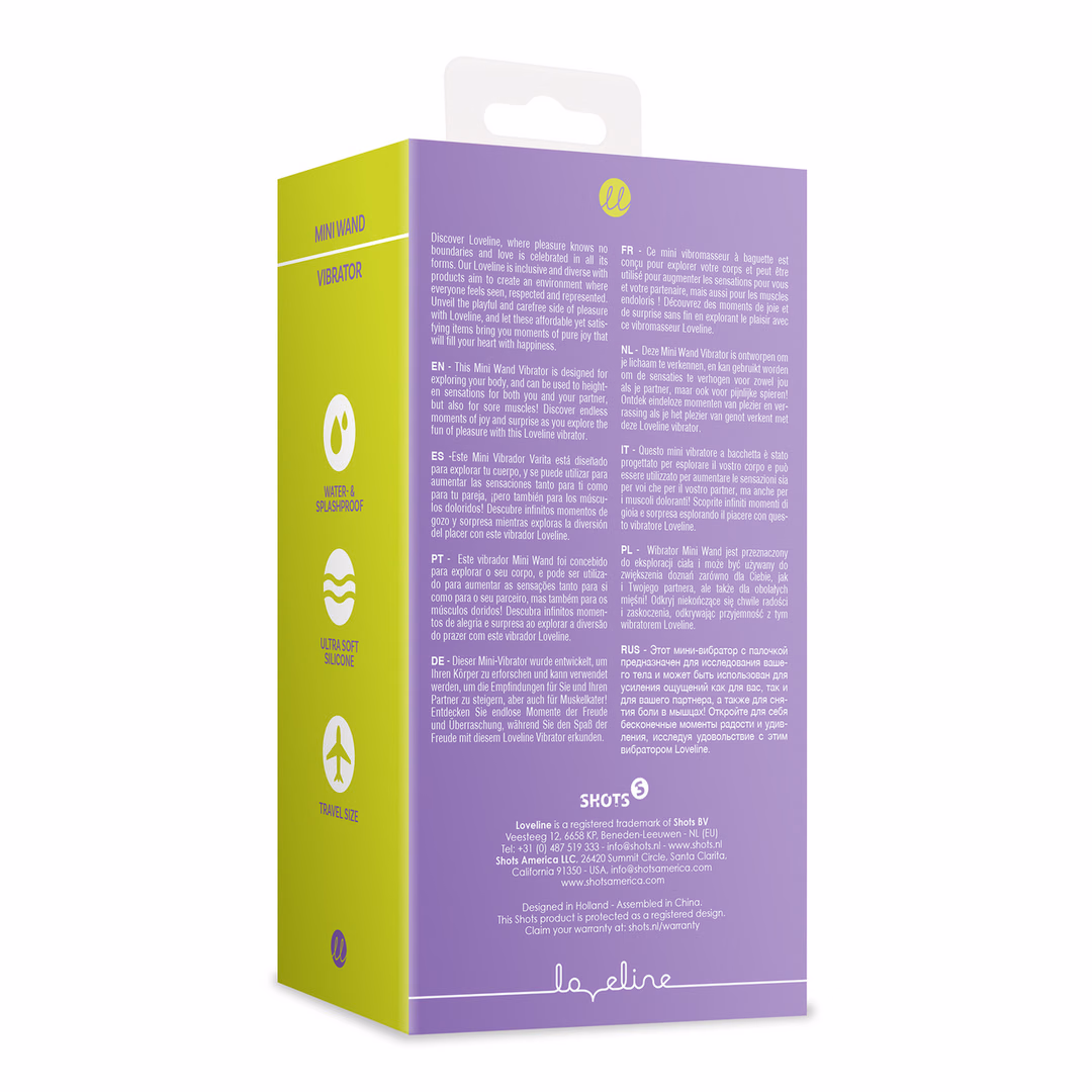 Mini Wand Vibrator - Night Magic - 3