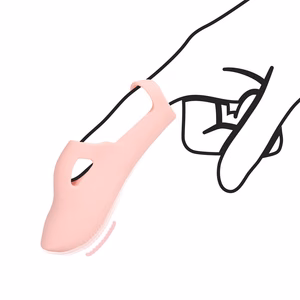 Silicone Finger Vibrator - Touch of Pink