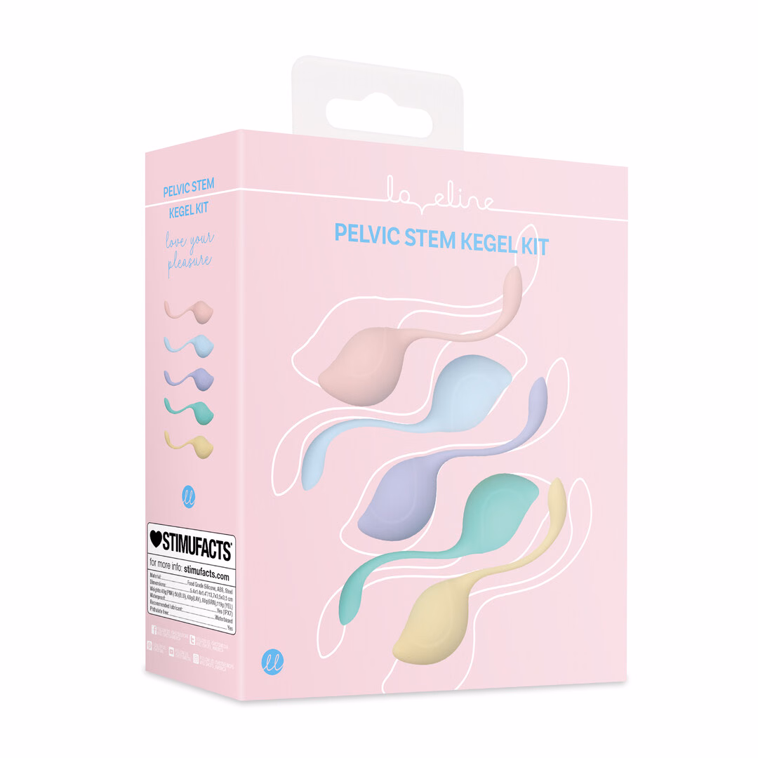 Pelvic Stem Kegel Kit – Multicolor – 2 Pelvic Stem Kegel Kit - Multicolor - 2