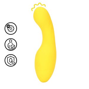 Mini Curved Tip Vibrator - Flirty Banana