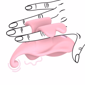 Finger Dual Vibrator - Pink