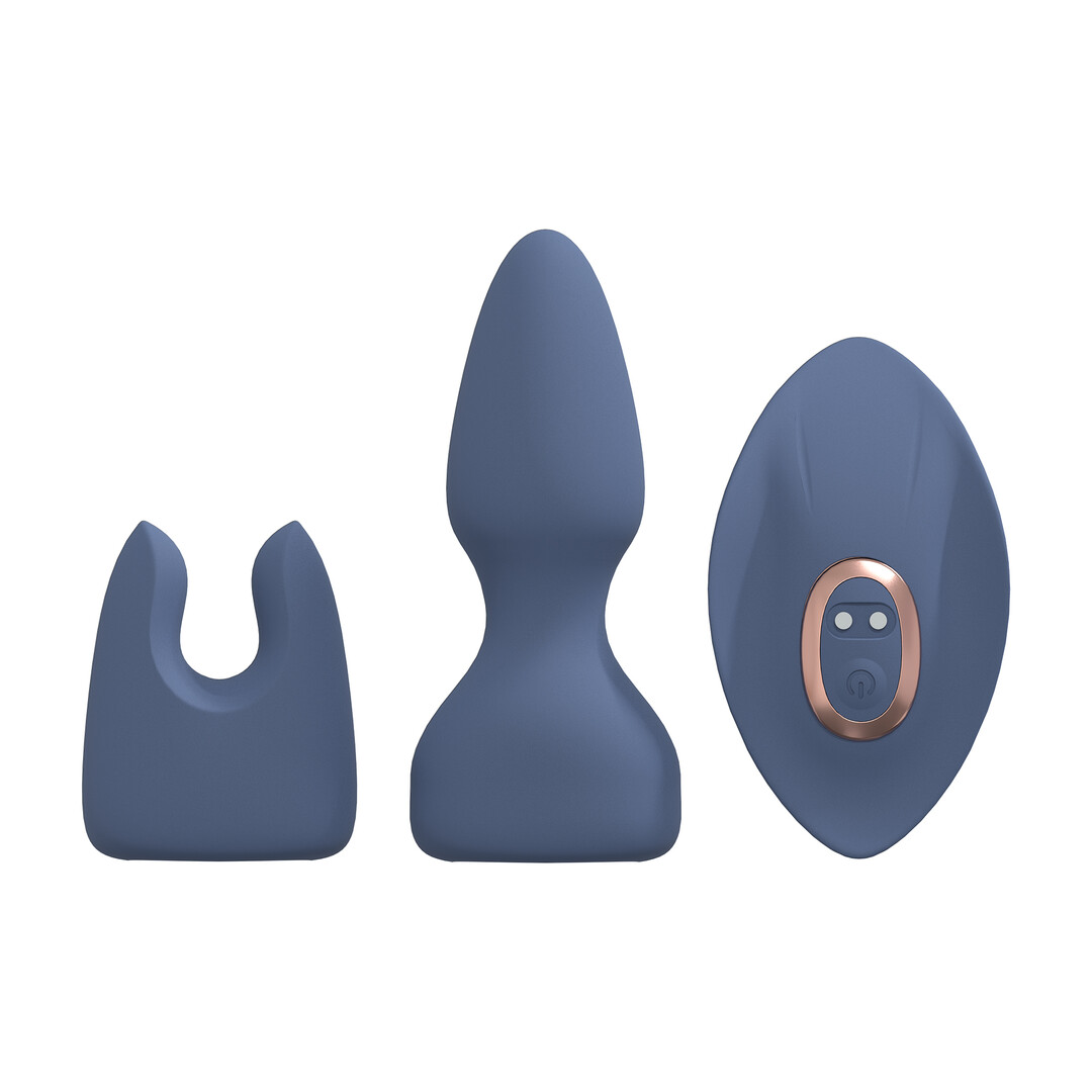 Interchangeable Vibrator Kit - Blue/Grey - Image 5