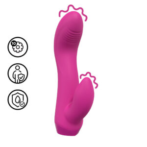 Mini Curved Rabbit Vibrator - Pink