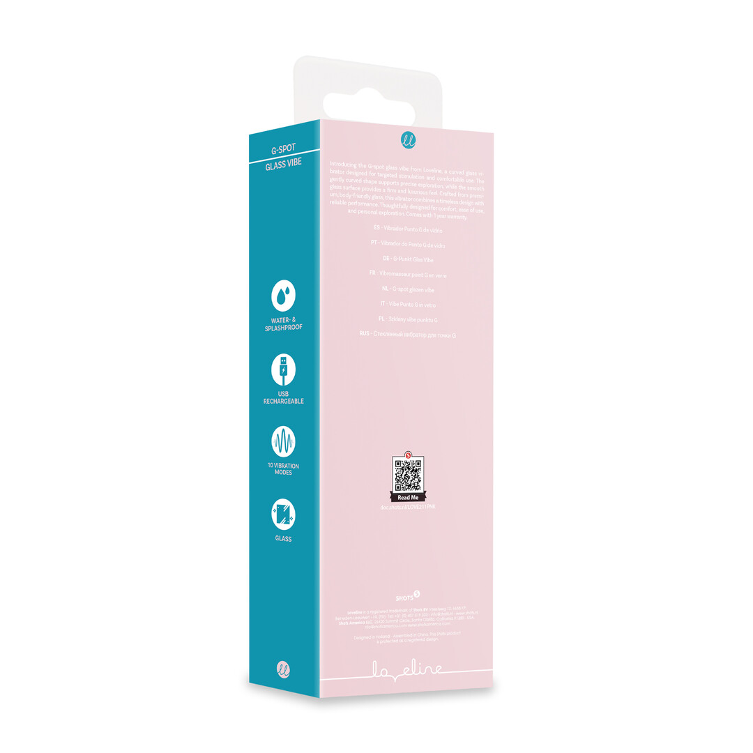 Glass G-Spot Vibe - Pink - Image 3