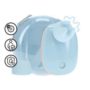 Dreamsicle - Compact AirTap Vibrator with Two Head Attachments - Blue