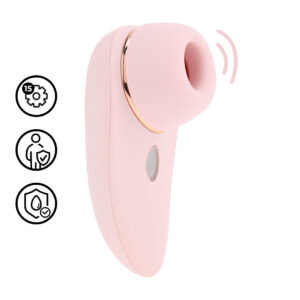 Aurie - AirTap Vibrator with Two Head Attachments - Pink