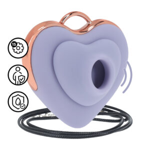 Luvie - Heart-shaped AirTap Vibrator - Lavender