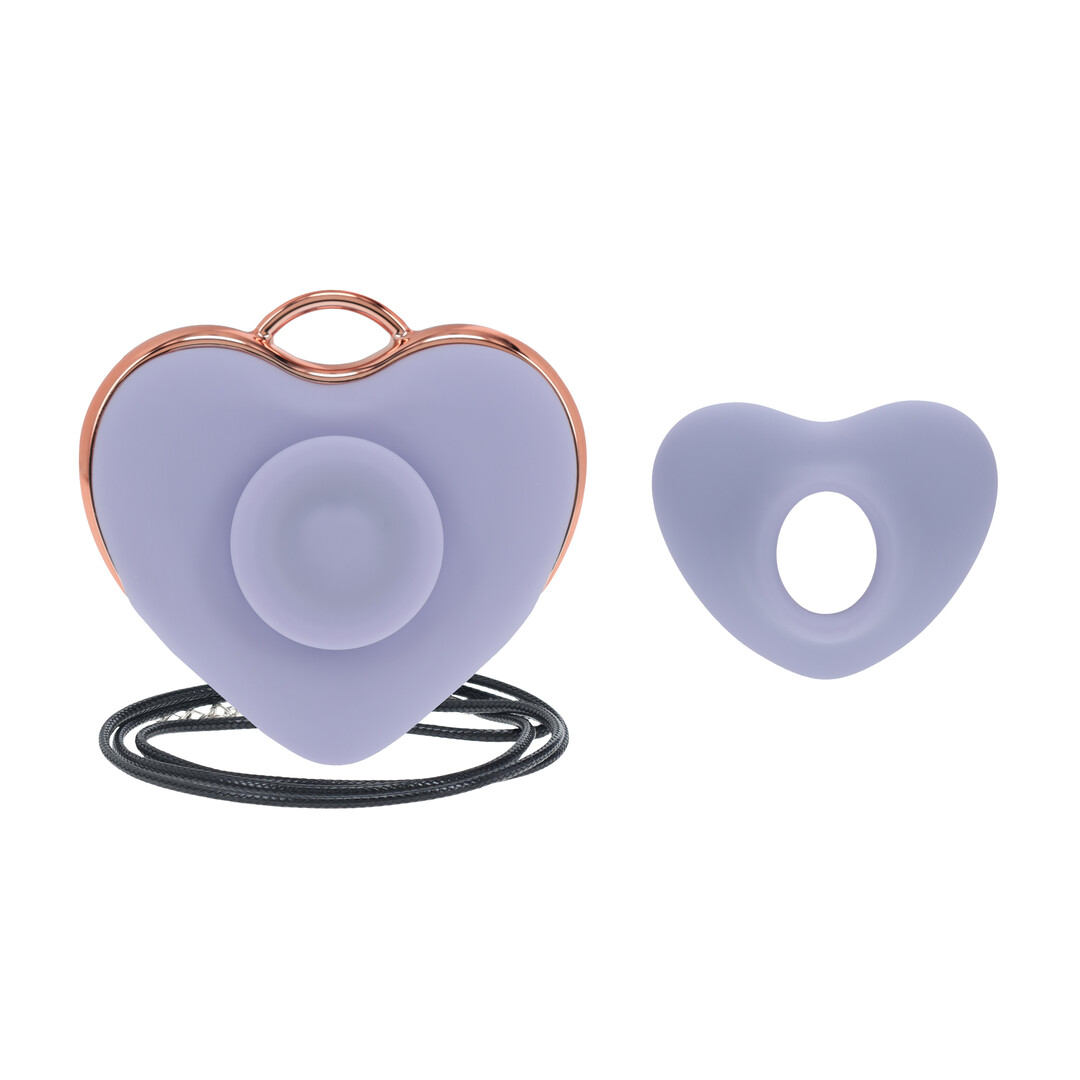 Luvie - Heart-shaped AirTap Vibrator - Lavender - 4