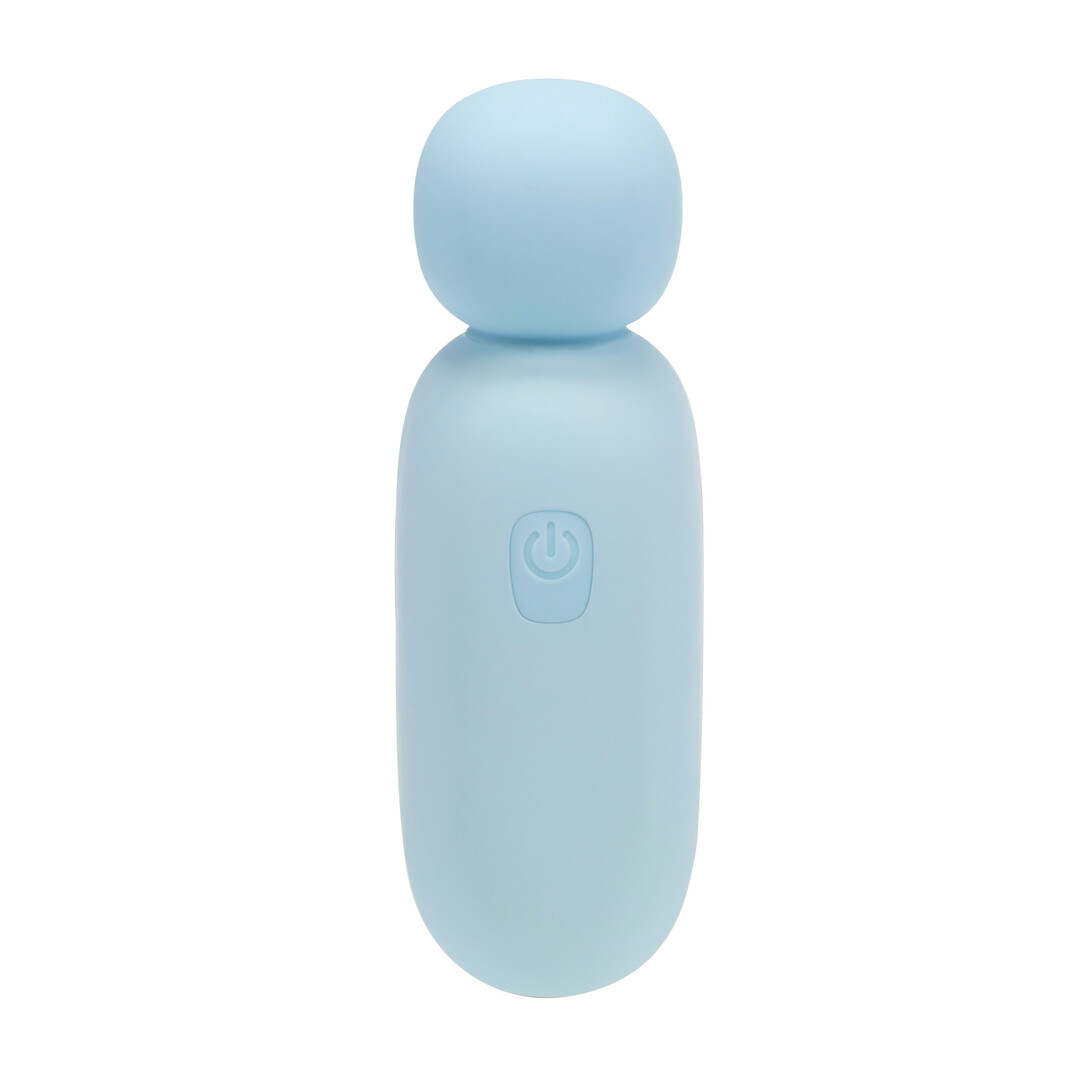 Mochi - Mini Chunky Wand Vibrator - Blue - Image 4