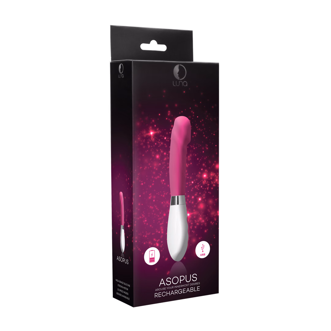 Asopus - Rechargeable Vibrator - Pink - 2