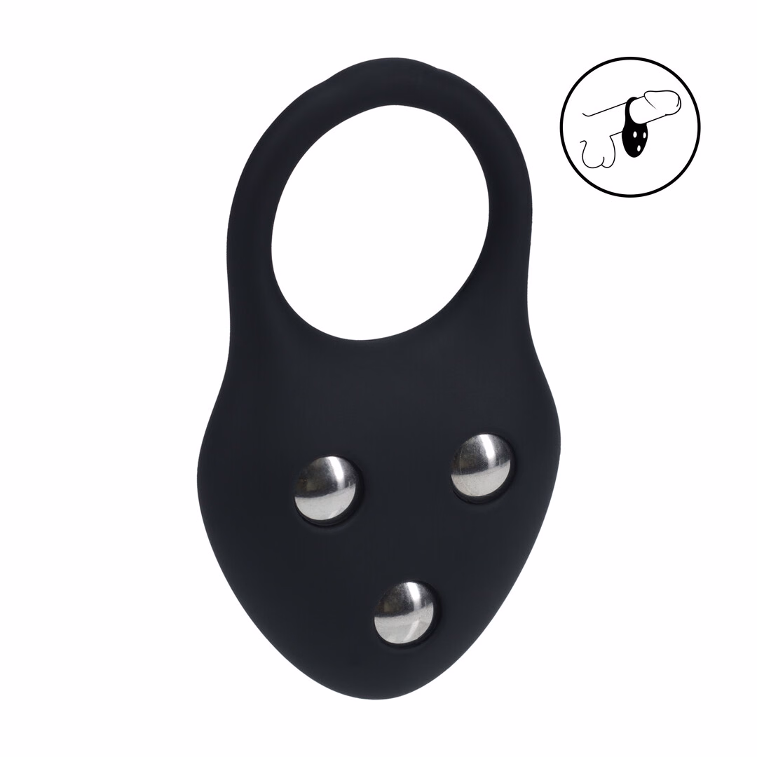 Silicone Training Cockring - L - Black