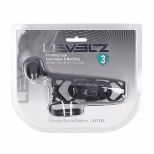 Vibrating Cage Silicone Cock Sleeve and Ball Ring – Black – 2 Vibrating Cage Silicone Cock Sleeve and Ball Ring - Black - 2