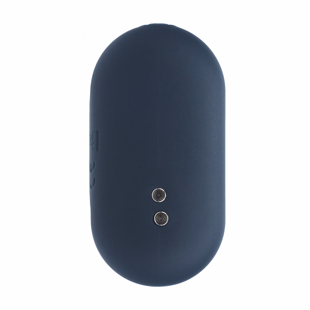 Hexagonal Vibrating Silicone Anal Plug - S - Black - 5