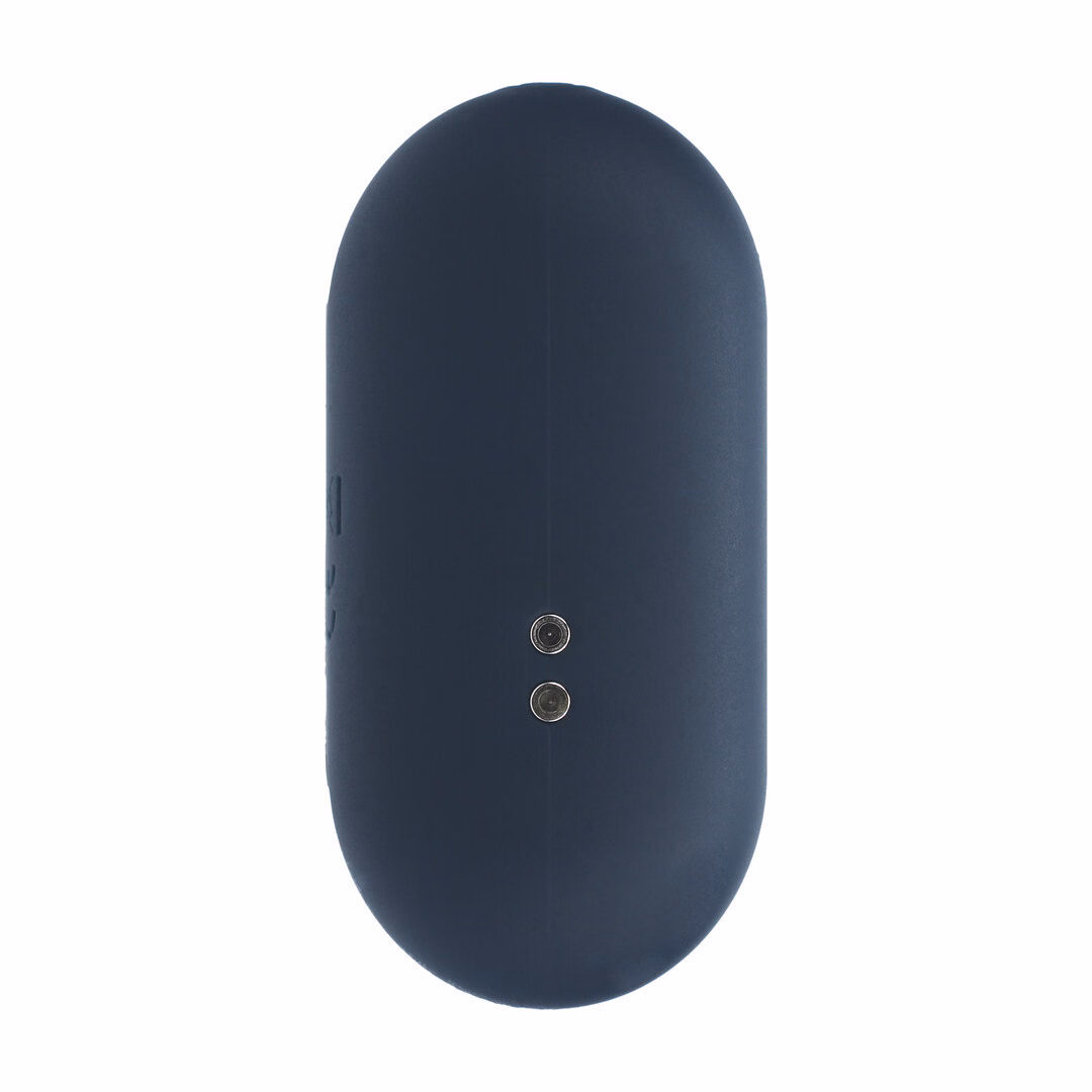 Hexagonal Vibrating Silicone Anal Plug - M - Black - 5