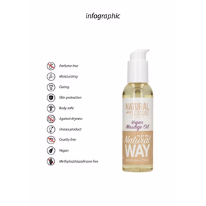 Vegan Massage Oil – 5 fl oz / 150 ml – 2 Vegan Massage Oil - 5 fl oz / 150 ml - 2