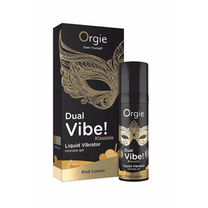 Dual Vibe! Kissable Liquid Vibrator – Pina Colada – 0.5 fl oz / 15 ml – 2 Dual Vibe! Kissable Liquid Vibrator - Pina Colada - 0.5 fl oz / 15 ml - 2