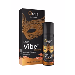 Dual Vibe! Kissable Liquid Vibrator - Sex On The Beach - 0.5 fl oz / 15 ml - 2