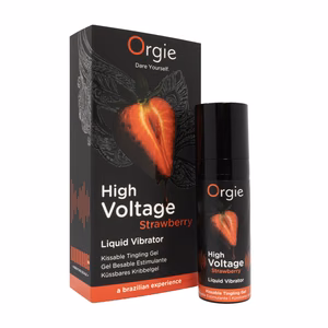 High Voltage - Liquid Vibrator - Strawberry - 0.5 fl oz / 15 ml - 2
