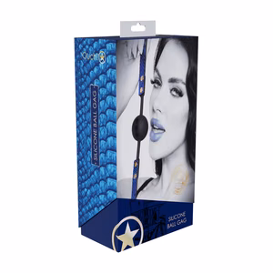Florence Collection - Silicone Ball Gag - Blue - 2