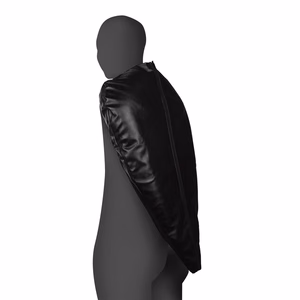 Zip-Up Full Arm and Shoulder Sleeve Restraint - Black