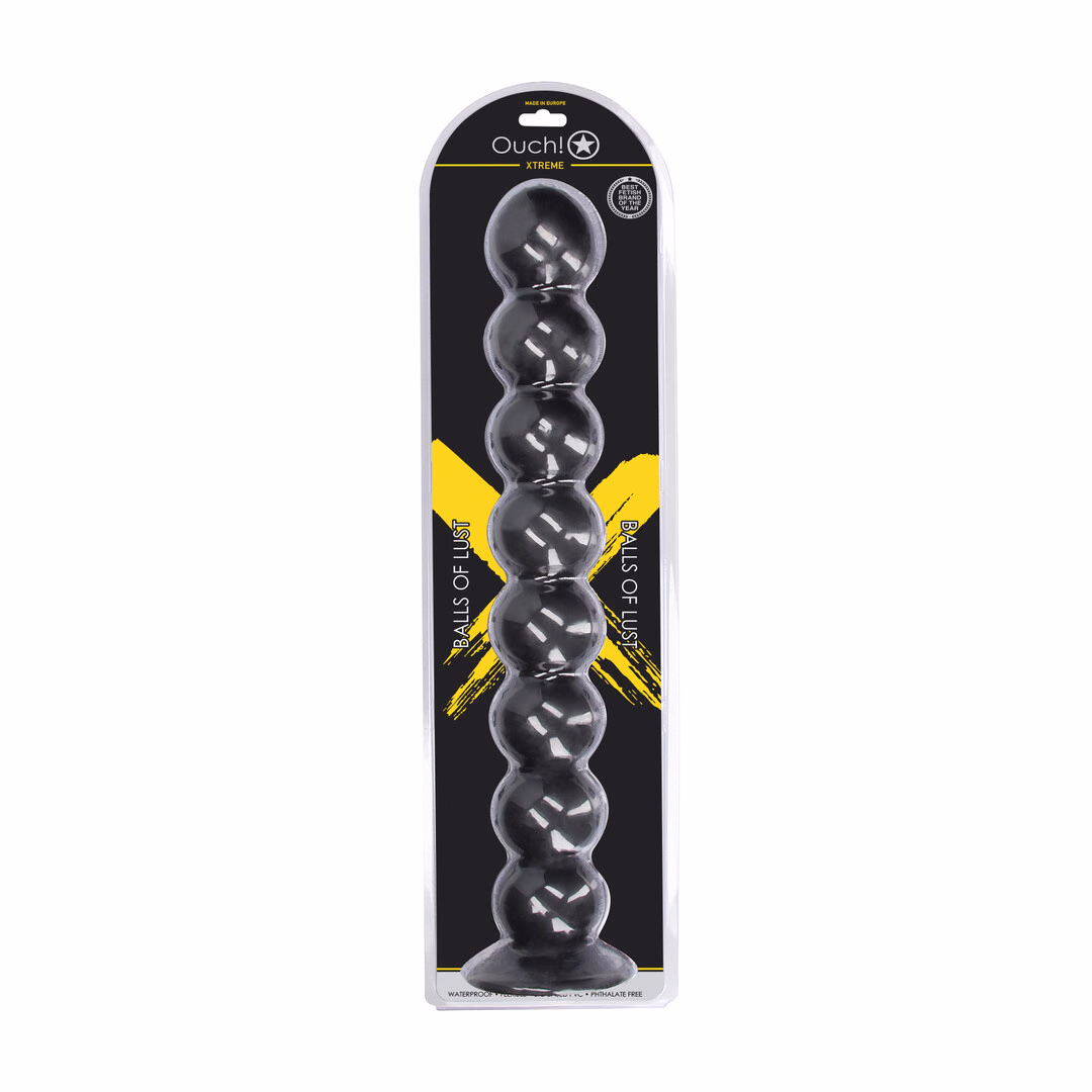 Balls of Lust – Anal Plug – 2046 gr / 55 cm – Black – 2 Balls of Lust - Anal Plug - 2046 gr / 55 cm - Black - 2