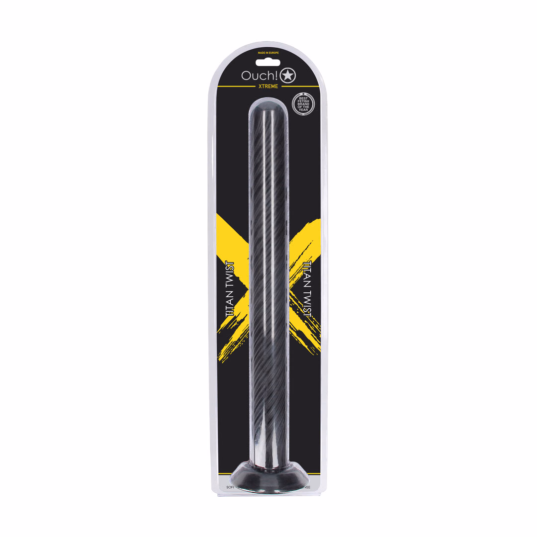 Titan Twist - Anal Plug - 1001 gr / 48 cm - Black - 2