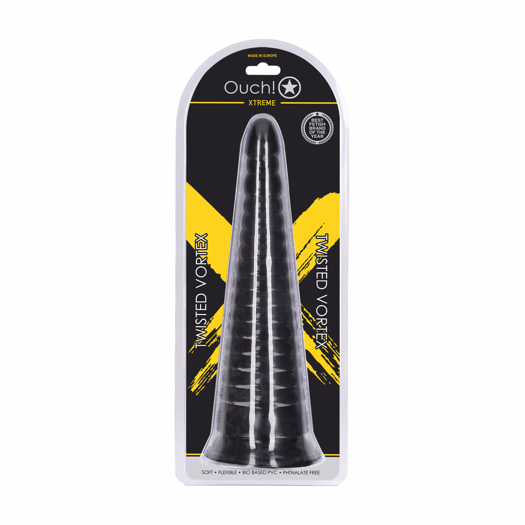 Twisted Vortex - Anal Plug - 1008 gr / 30 cm - Black - 2