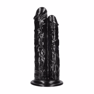 Double Titan - Realistic Double Dildo - 824 gr / 24,5 cm - Black