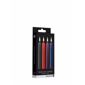 Teasing Wax Candles - 4 Pieces - Multicolor - 2
