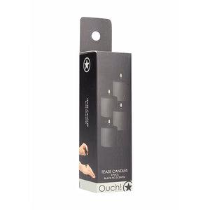 Tease Candles - Disobedient - 4 Pieces - Black - 2