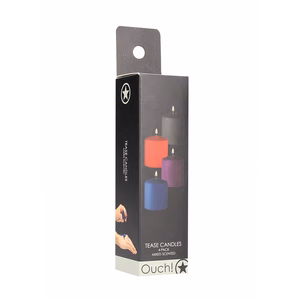 Tease Candles - Mix - 4 Pieces - Multicolor - 2