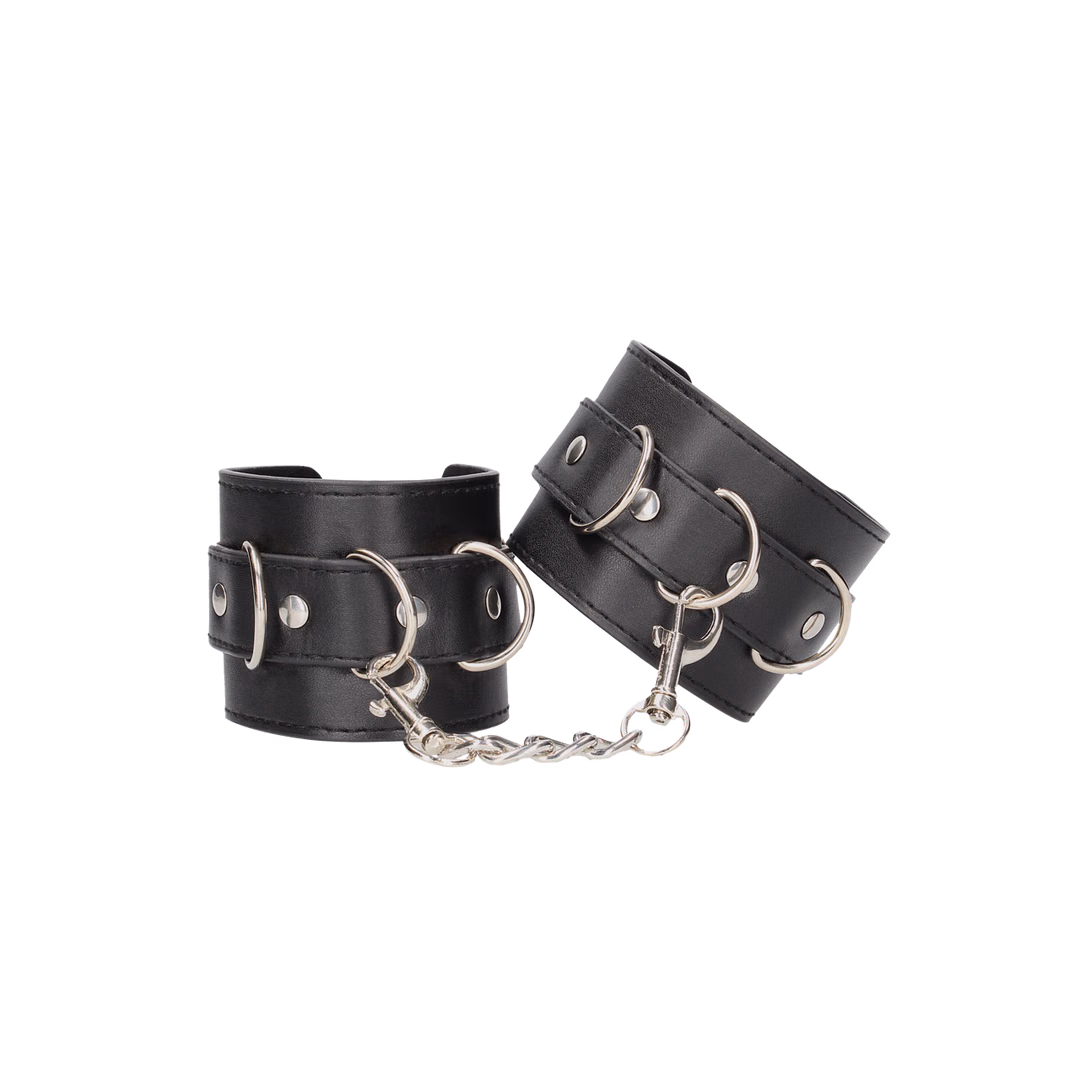 Bonded Leather Hand or Ankle Cuffs - 4
